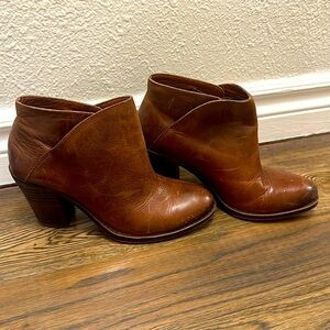 Lucky brand boots that are stylish and comfortable.